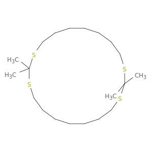 2,2,12,12-tetramethyl-1,3,11,13-tetrathiacycloicosane
