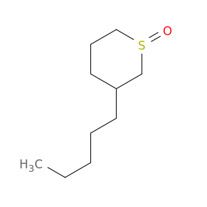 2H-Thiopyran, tetrahydro-3-pentyl-, 1-oxide