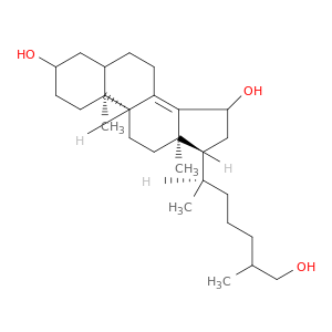Cholest-8(14)-ene-3,15,26-triol,(3b,5a,15b,25R)- (9CI)