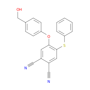 1,2-Benzenedicarbonitrile, 4-[4-(hydroxymethyl)phenoxy]-5-(phenylthio)-
