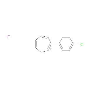Cycloheptatrienylium, (4-chlorophenyl)-, iodide