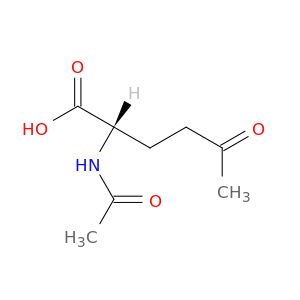 Norleucine, N-acetyl-5-oxo-