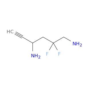 5-Hexyne-1,4-diamine,2,2-difluoro-