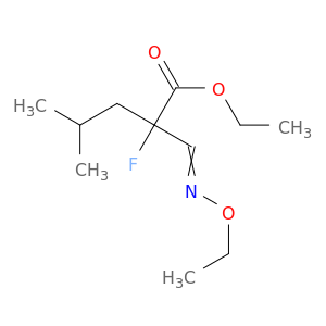 ethyl 2-[(z)-ethoxy(imino)methyl]-2-fluoro-4-methylpentanoate