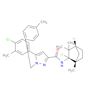 5-(4-氯-3-甲基苯基)-1-(4-甲基苄基)-N-((1S,2S,4R)-1,3,3-三甲基双环[2.2.1]庚烷-2-基)-1H-吡唑-3-甲酰胺