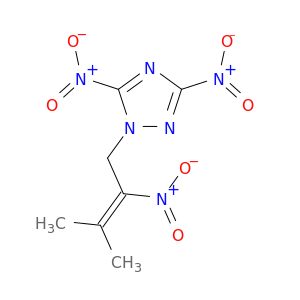 1H-1,2,4-Triazole, 1-(3-methyl-2-nitro-2-butenyl)-3,5-dinitro-