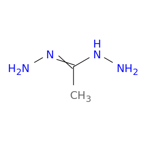 Ethanehydrazonic acid, hydrazide