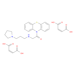 10-(N-(3-(1-PYRROLIDINYL)PROPYL)GLYCYL)PHENOTHIAZINE, DIMALEATE