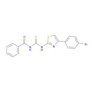 Benzamide, N-[[[4-(4-bromophenyl)-2-thiazolyl]amino]thioxomethyl]-