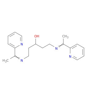 3-Pentanol, 1,5-bis[[1-(2-pyridinyl)ethylidene]amino]-