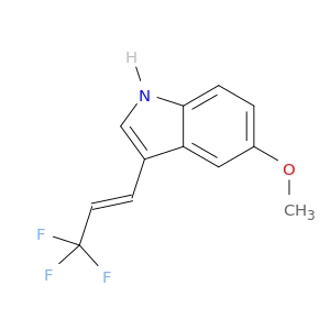 1H-Indole, 5-methoxy-3-[(1E)-3,3,3-trifluoro-1-propen-1-yl]-
