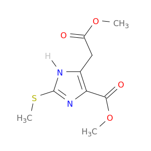 methyl 5-(2-methoxy-2-oxoethyl)-2-(methylsulfanyl)-1h-imidazole-4-carboxylate