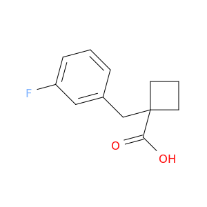 1-(3-Fluorobenzyl)cyclobutanecarboxylic acid