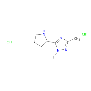 3-methyl-5-(2-pyrrolidinyl)-1H-1,2,4-triazole Dihydrochloride