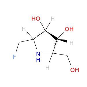 3,4-Pyrrolidinediol, 2-(fluoromethyl)-5-(hydroxymethyl)-, (2S,3R,4R,5R)-