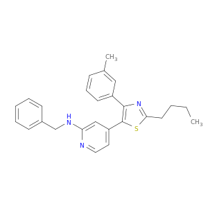 N-BENZYL-N-[4-[2-BUTYL-4-(3-METHYLPHENYL)-1,3-THIAZOL-5-YL]-2-PYRIDYL]AMINE