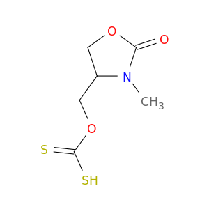 Carbonodithioic acid,O-[(3-methyl-2-oxo-4-oxazolidinyl)methyl] ester