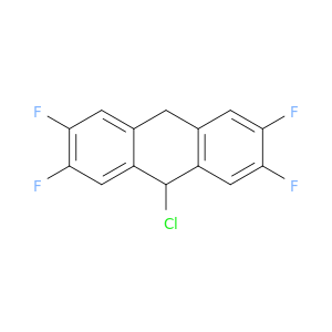 Anthracene, 9-chloro-2,3,6,7-tetrafluoro-9,10-dihydro-