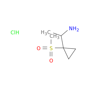 1-(1-methanesulfonylcyclopropyl)ethan-1-amine hydrochloride