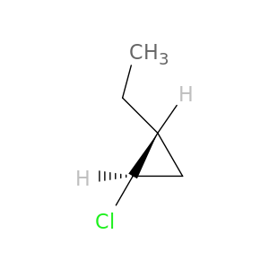 Cyclopropane, 1-chloro-2-ethyl-, trans-