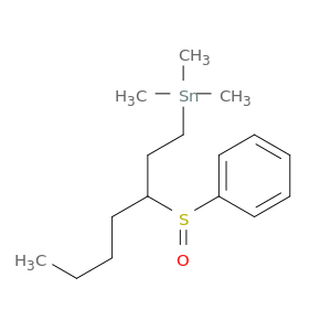 Stannane, trimethyl[3-(phenylsulfinyl)heptyl]-