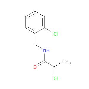 2-Chloro-N-[(2-chlorophenyl)methyl]propanamide