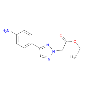 4-(4-氨基苯基)-2H-1,2,3-三唑-2-乙酸乙酯