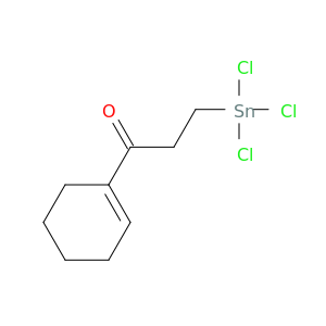 1-Propanone, 1-(1-cyclohexen-1-yl)-3-(trichlorostannyl)-