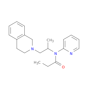 N-[1-(3,4-DIHYDRO-1H-ISOQUINOLIN-2-YL)PROPAN-2-YL]-N-PYRIDIN-2-YL-PROPANAMIDE