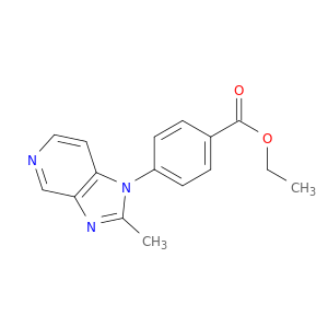 ETHYL 4-(2-METHYLIMIDAZO[4,5-C]PYRIDIN-1-YL)BENZOATE