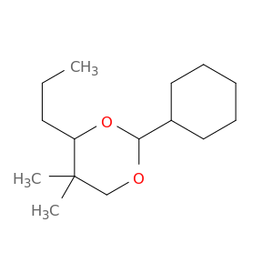 1,3-Dioxane, 2-cyclohexyl-5,5-dimethyl-4-propyl-