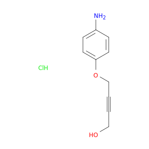 2-Butyn-1-ol, 4-(4-aminophenoxy)-, hydrochloride