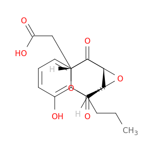 4a,10a-Epoxy-1H-naphtho[2,3-c]pyran-3-aceticacid, 3,4,5,10-tetrahydro-9-hydroxy-5,10-dioxo-1-propyl-, (1R,3S,4aS,10aR)-