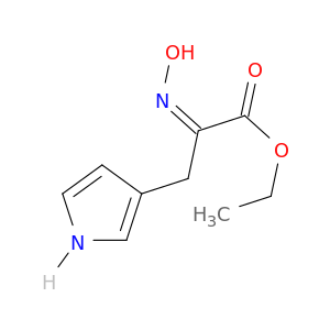 1H-Pyrrole-3-propanoicacid, a-(hydroxyimino)-, ethyl ester