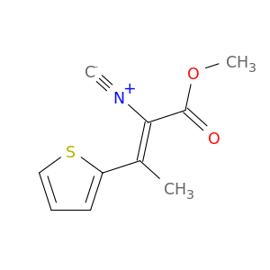 2-Butenoic acid, 2-isocyano-3-(2-thienyl)-, methyl ester, (Z)-