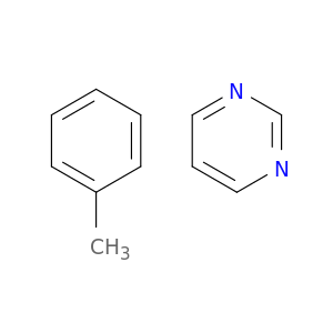 Pyrimidine, compd. with methylbenzene (1:1)