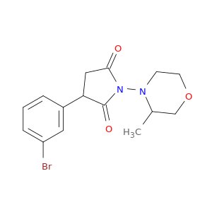 2-(M-BROMOPHENYL)-N-(3-METHYLMORPHOLINO)SUCCINIMIDE