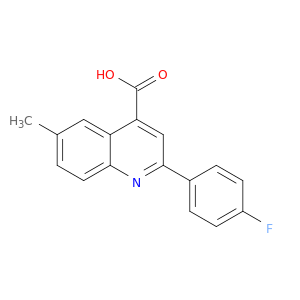 2-(4-fluorophenyl)-6-methylquinoline-4-carboxylic acid