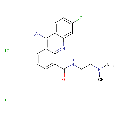 4-Acridinecarboxamide,9-amino-6-chloro-N-[2-(dimethylamino)ethyl]-, hydrochloride (1:2)