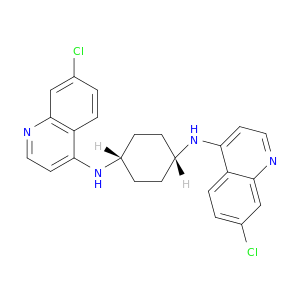 1,4-Cyclohexanediamine, N,N'-bis(7-chloro-4-quinolinyl)-, cis-