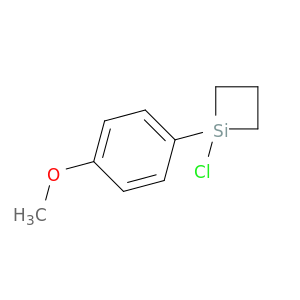 1-(4-甲氧基苯基)-1-氯硅基环丁烷