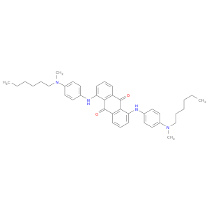 9,10-Anthracenedione, 1,5-bis[[4-(hexylmethylamino)phenyl]amino]-