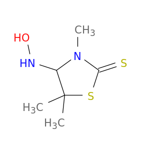 2-Thiazolidinethione, 4-(hydroxyamino)-3,5,5-trimethyl-