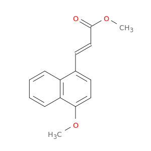 2-Propenoic acid, 3-(4-methoxy-1-naphthalenyl)-, methyl ester, (2E)-