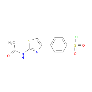 Benzenesulfonyl chloride, 4-[2-(acetylamino)-4-thiazolyl]-