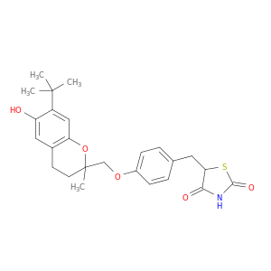 5-(4-(7-TERT-BUTYL-6-HYDROXY-2-METHYLCHROMAN-2-YLMETHOXY)BENZYL)THIAZOLID INE-2,4-DIONE