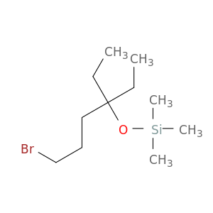 Silane, (4-bromo-1,1-diethylbutoxy)trimethyl-