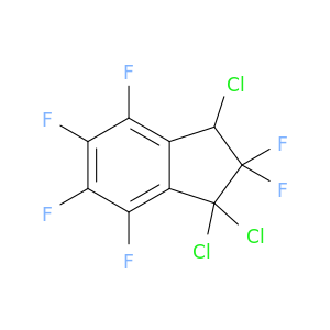 1H-Indene, 1,1,3-trichloro-2,2,4,5,6,7-hexafluoro-2,3-dihydro-