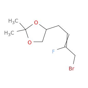 1,3-Dioxolane, 4-(4-bromo-3-fluoro-2-butenyl)-2,2-dimethyl-