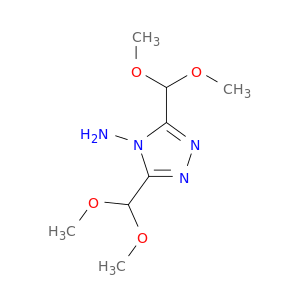 4H-1,2,4-Triazol-4-amine, 3,5-bis(dimethoxymethyl)-
